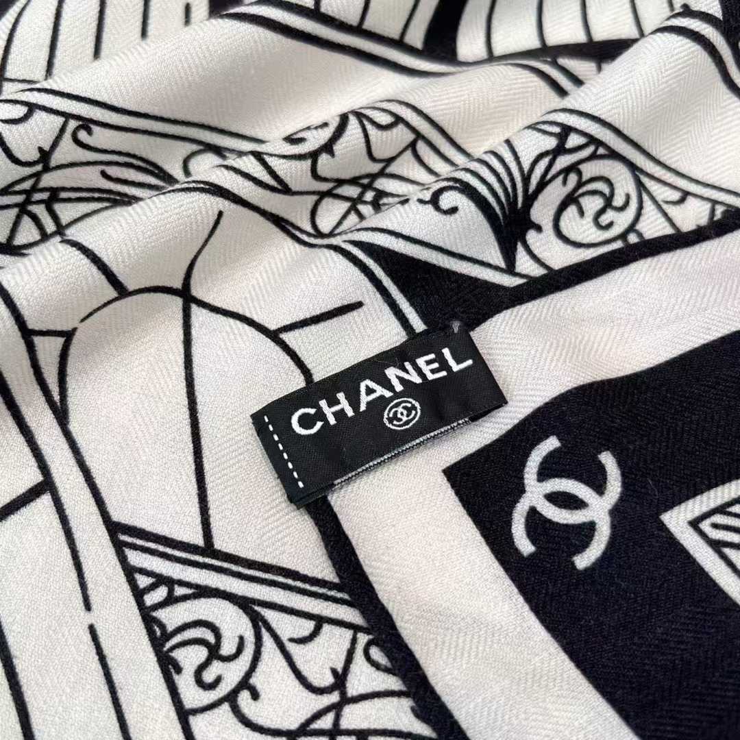 Chanel Square silk scarf view 5