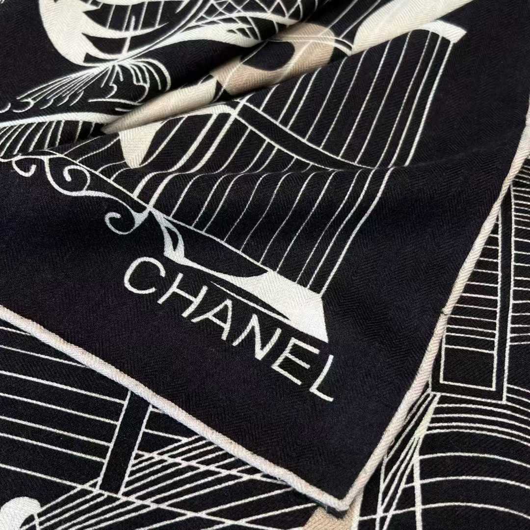 Chanel Square silk scarf view 5