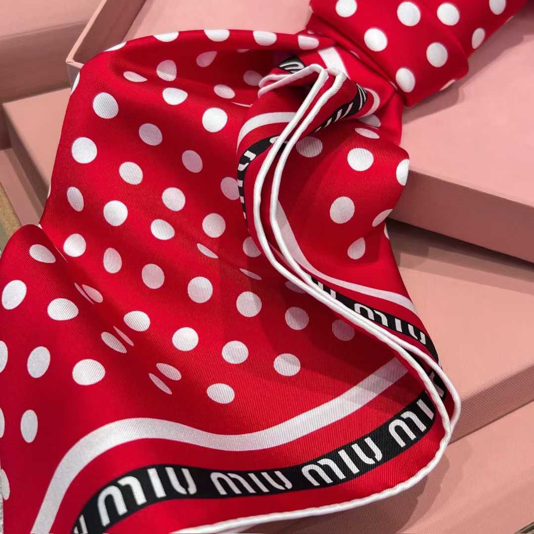 Miu Miu Square silk scarf view 13