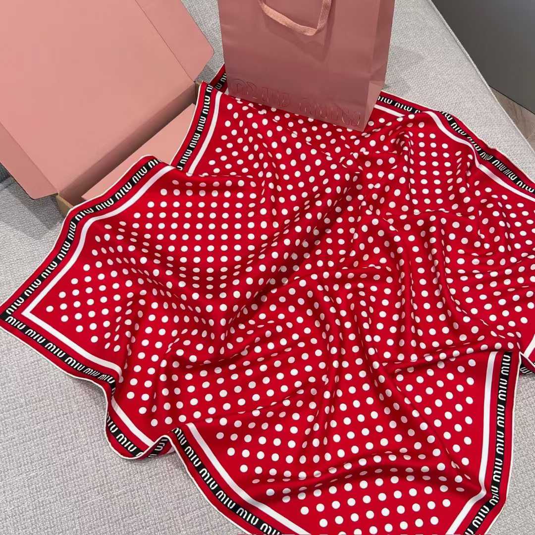 Miu Miu Square silk scarf view 14