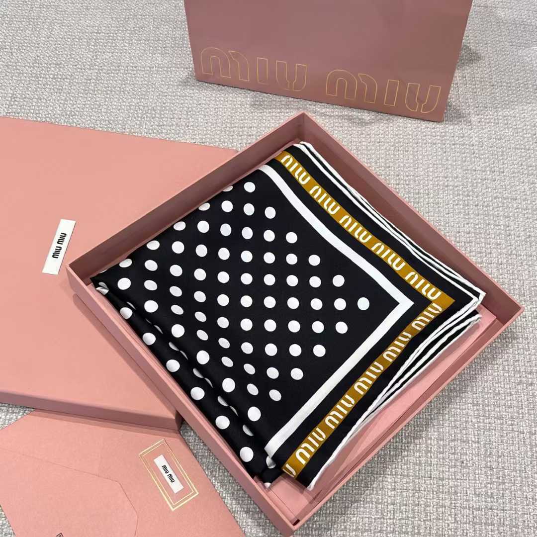 Miu Miu Square silk scarf view 19