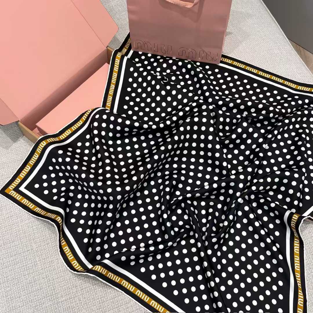Miu Miu Square silk scarf view 20