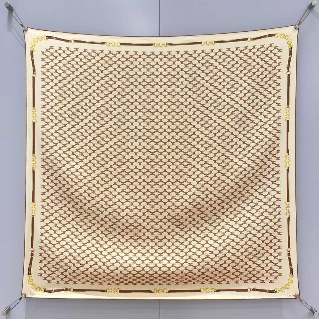 Celine Square silk scarf view 1