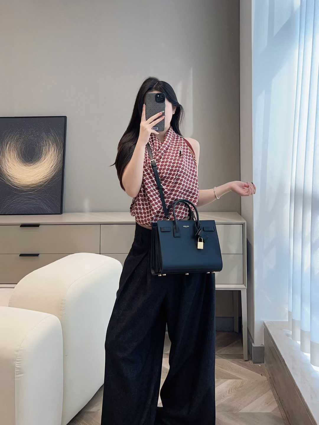 Celine Square silk scarf view 10