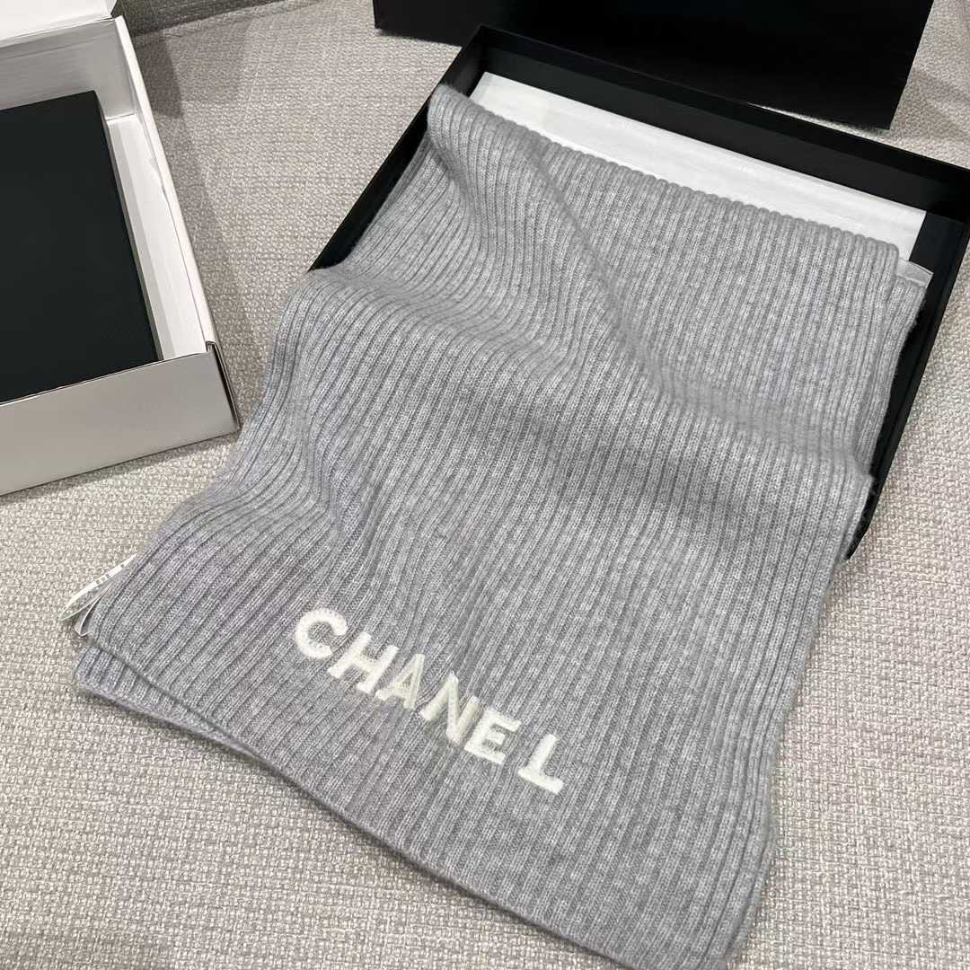 Chanel Scarf + cold hat view 13