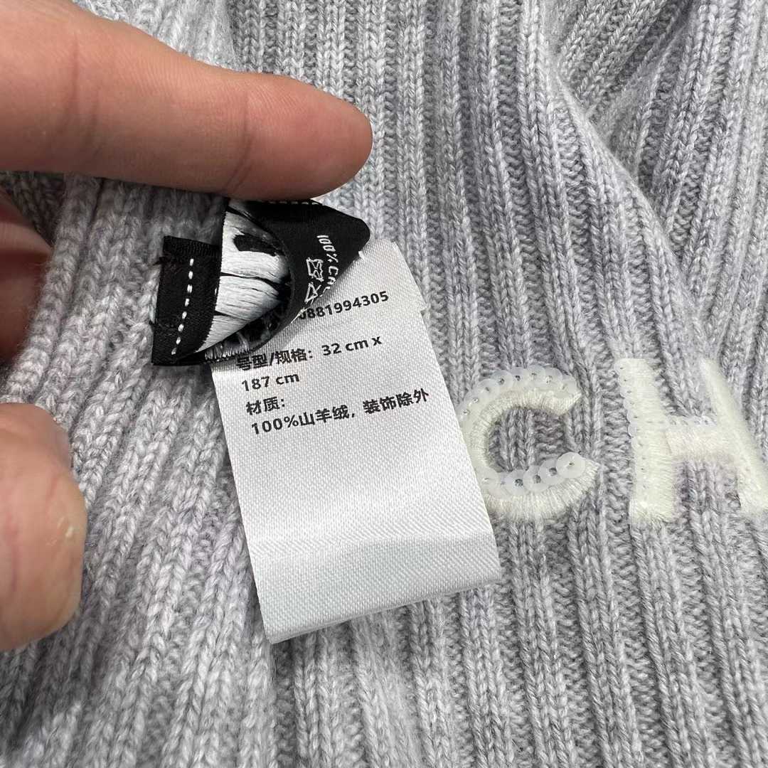 Chanel Scarf + cold hat view 15
