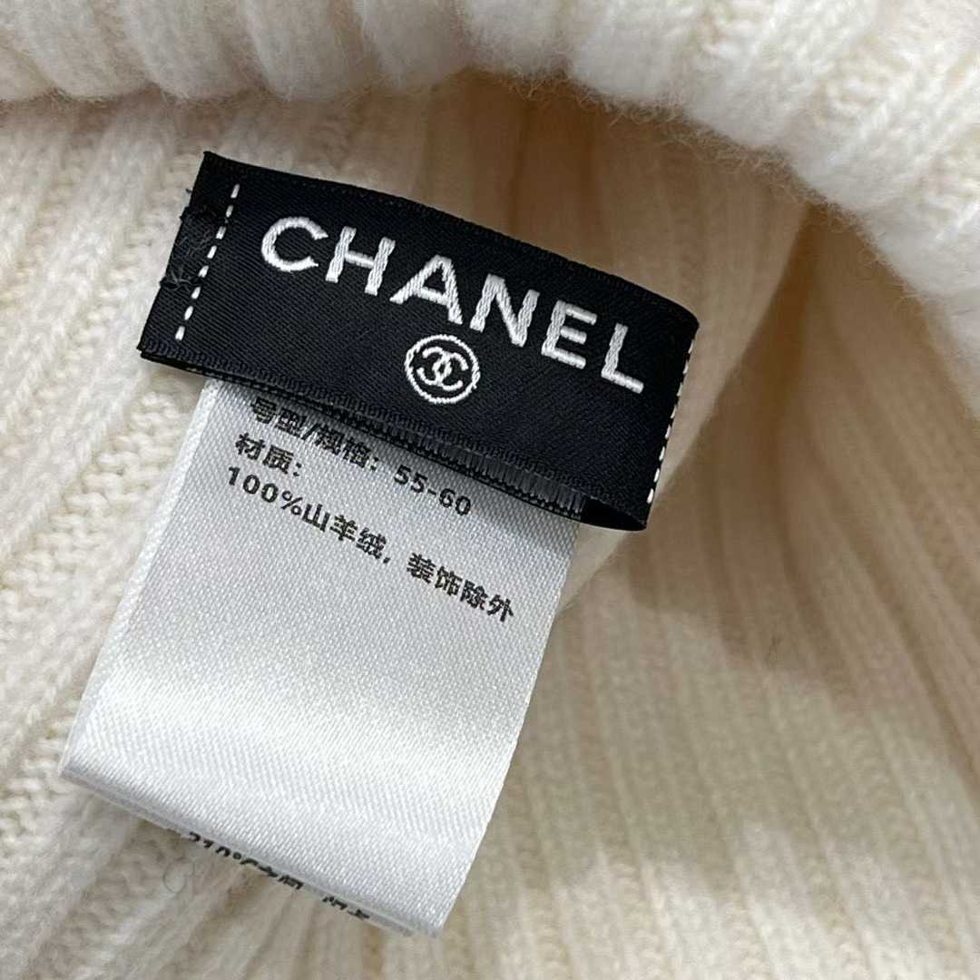 Chanel Scarf + cold hat view 6
