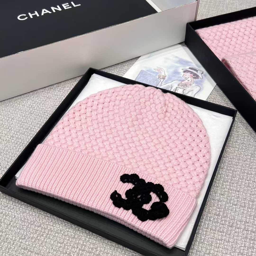 Chanel Scarf + cold hat view 21