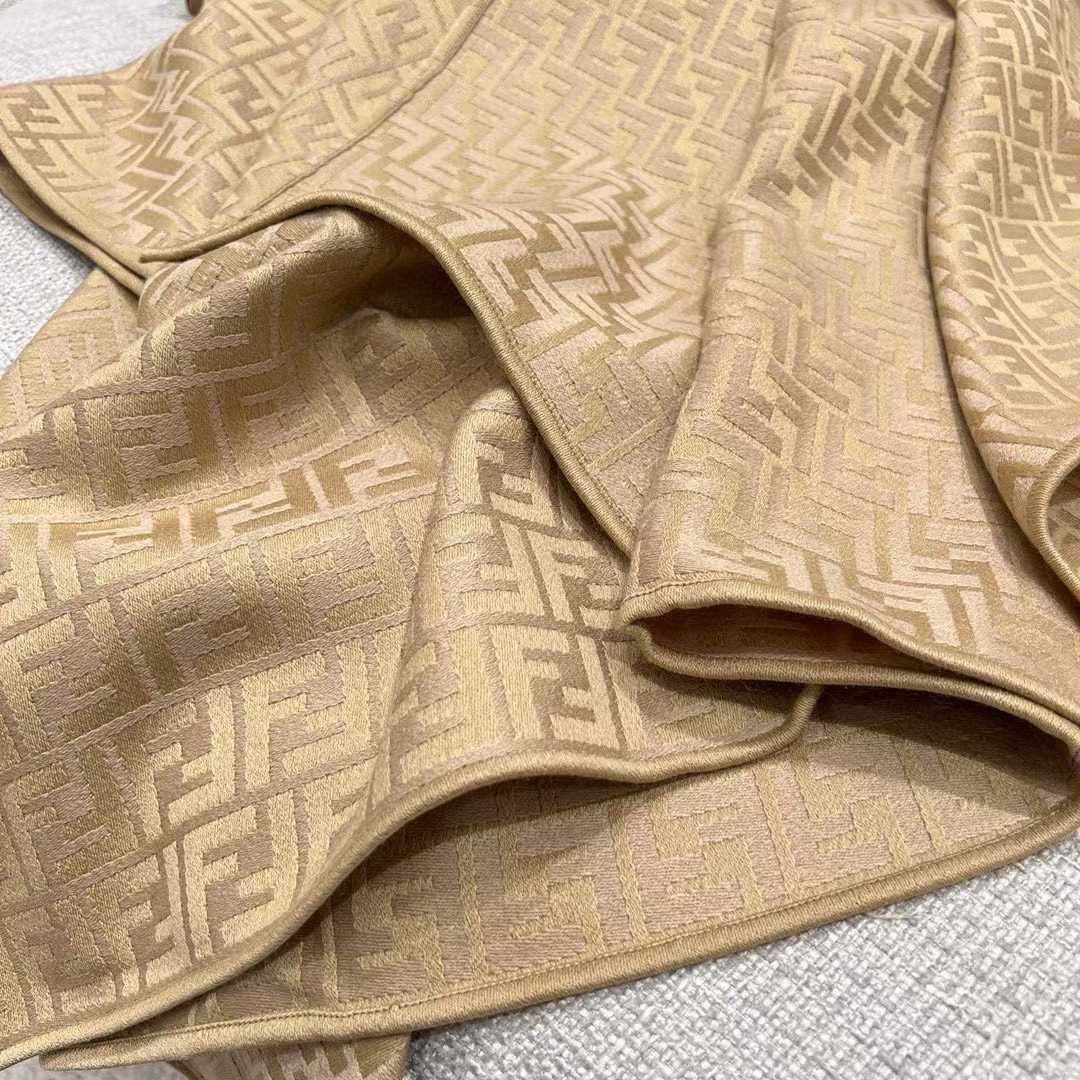 Fendi FF Jacquard cloak view 6