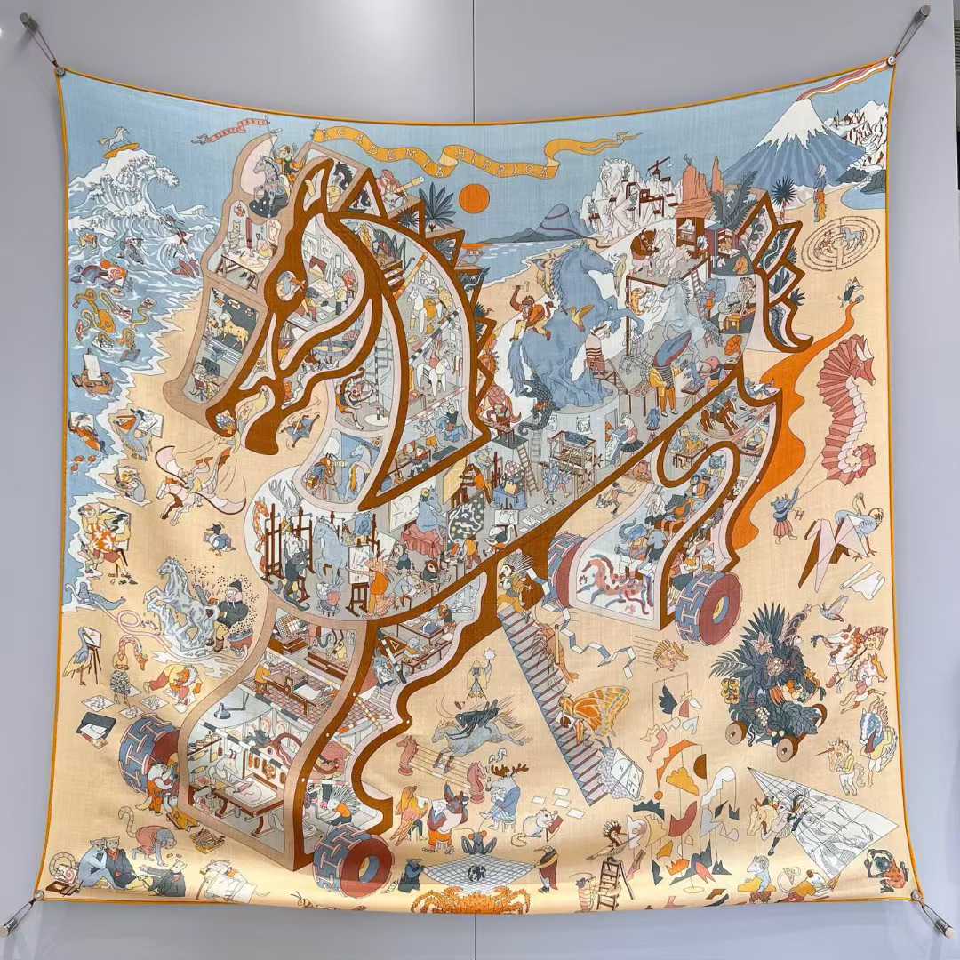Hermès Silk scarf view 1
