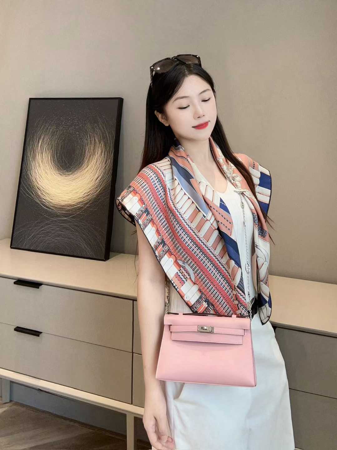 Hermès Silk scarf view 9