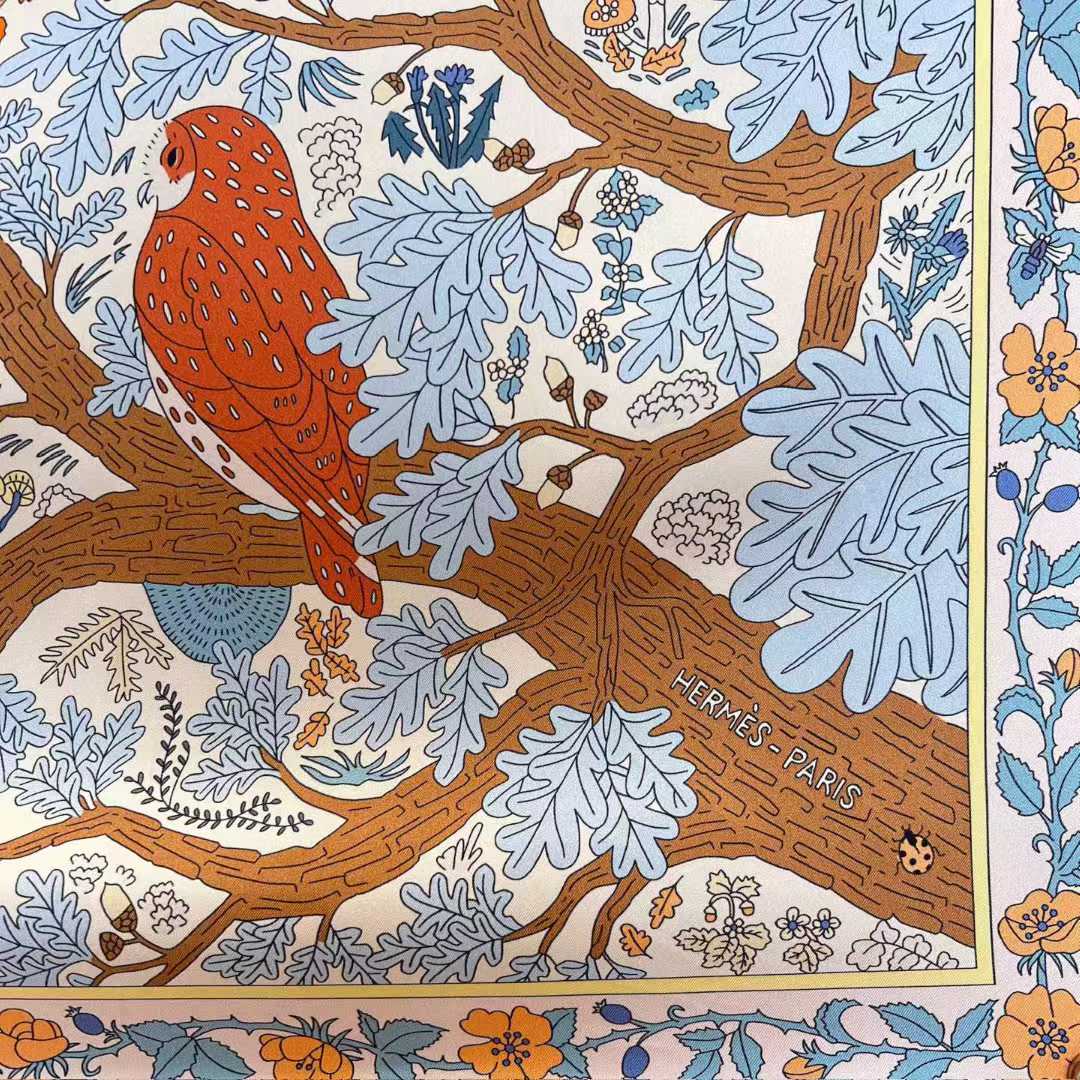 Hermès Silk scarf view 2