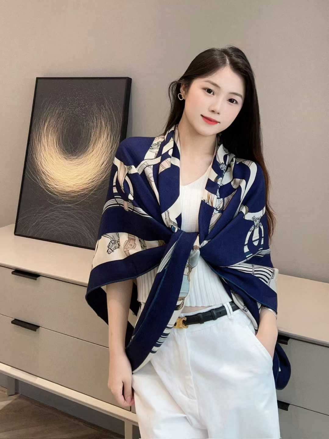 Hermès Silk scarf view 9