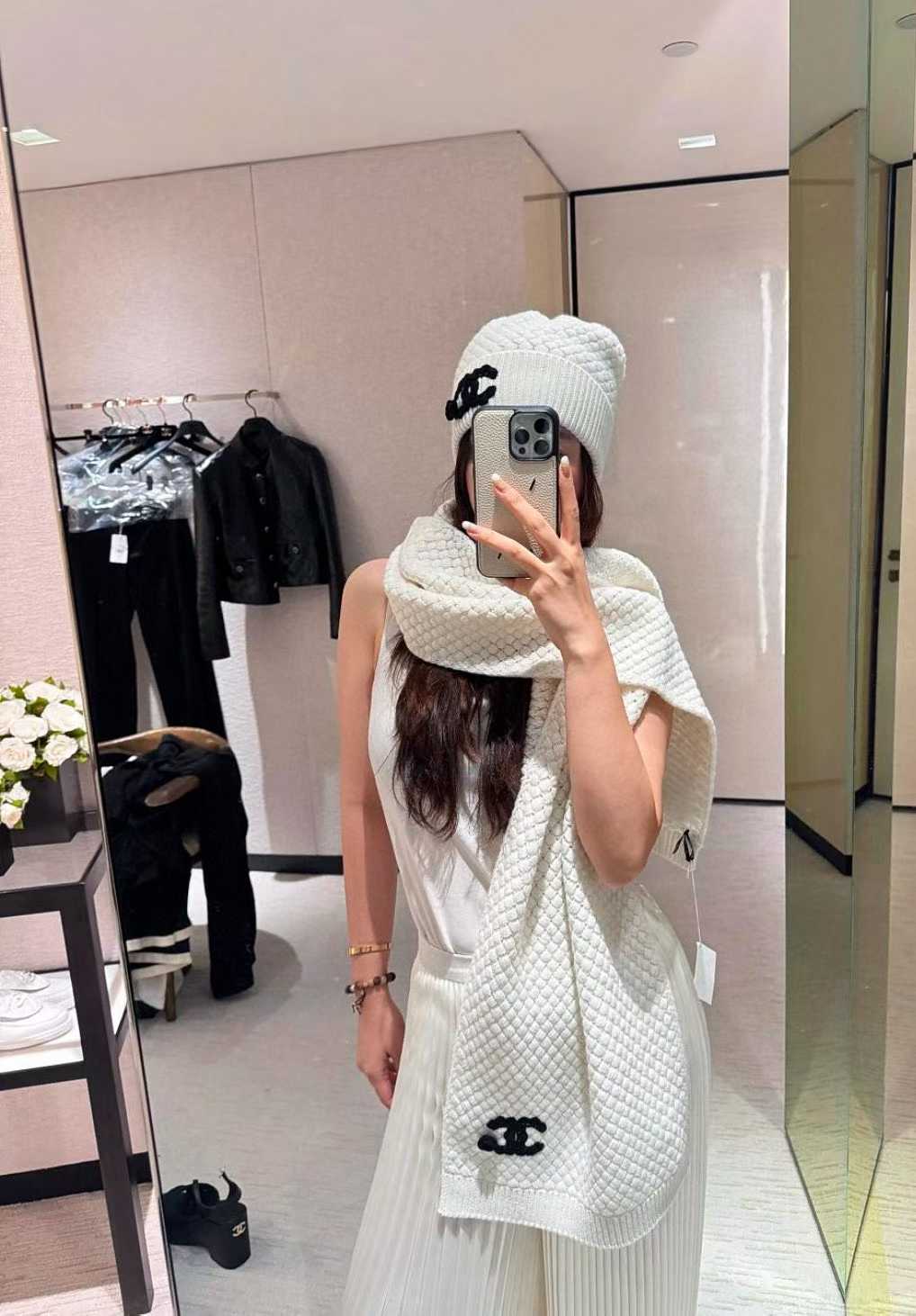 Chanel Scarf two piece set view 1