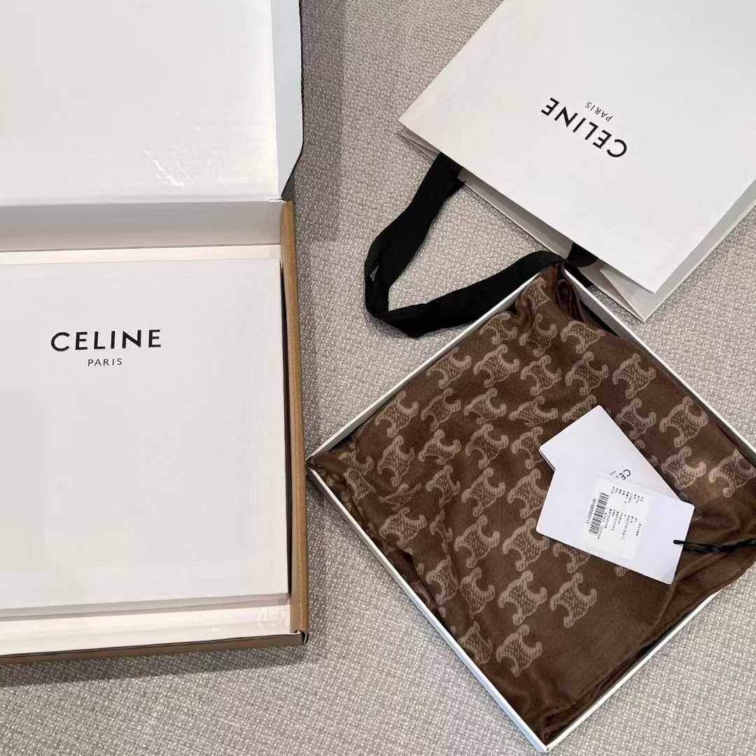 Celine Arc de Triomphe scarf view 10