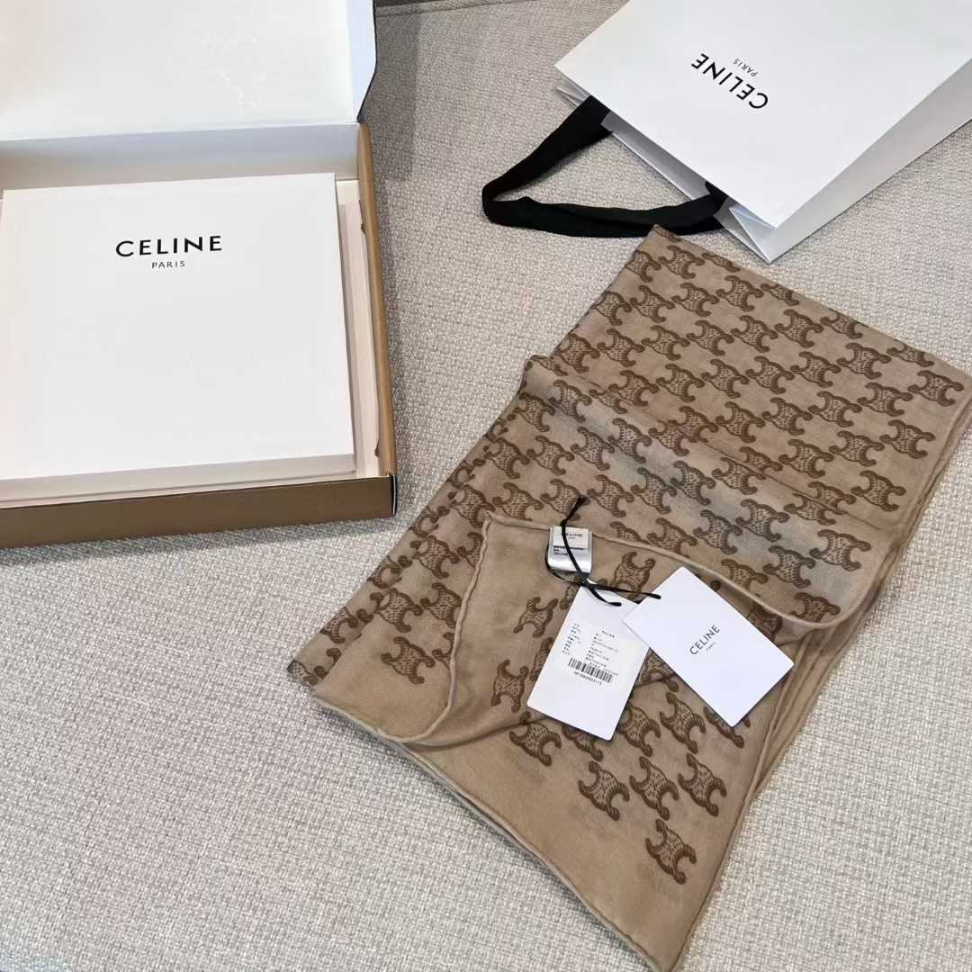 Celine Arc de Triomphe scarf view 15