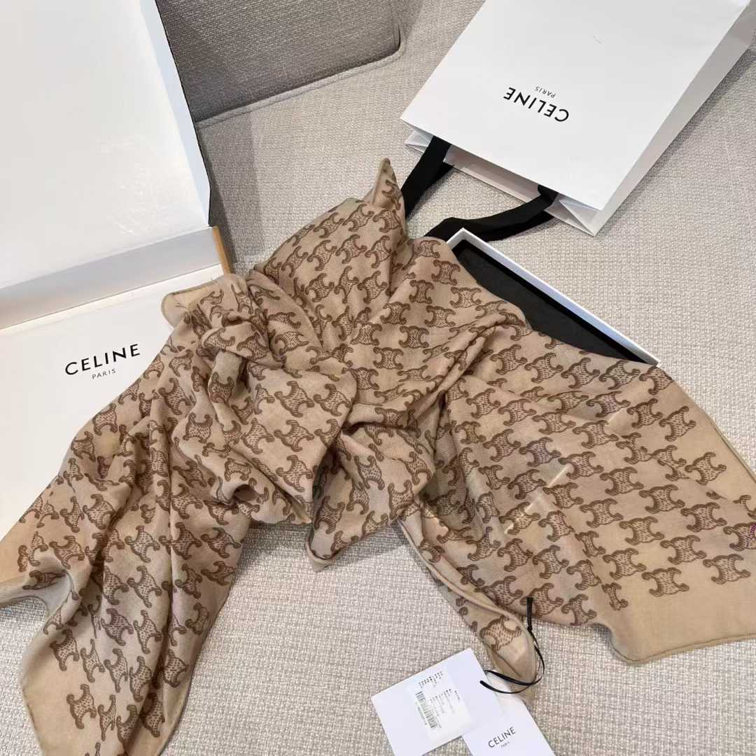 Celine Arc de Triomphe scarf view 17