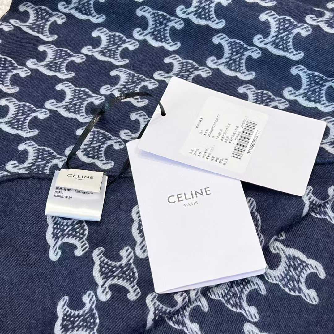 Celine Arc de Triomphe scarf view 2