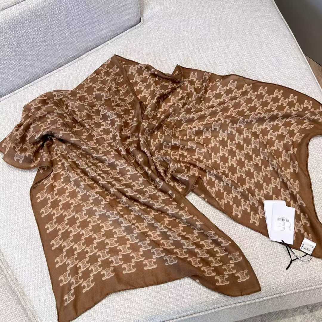 Celine Arc de Triomphe scarf view 7