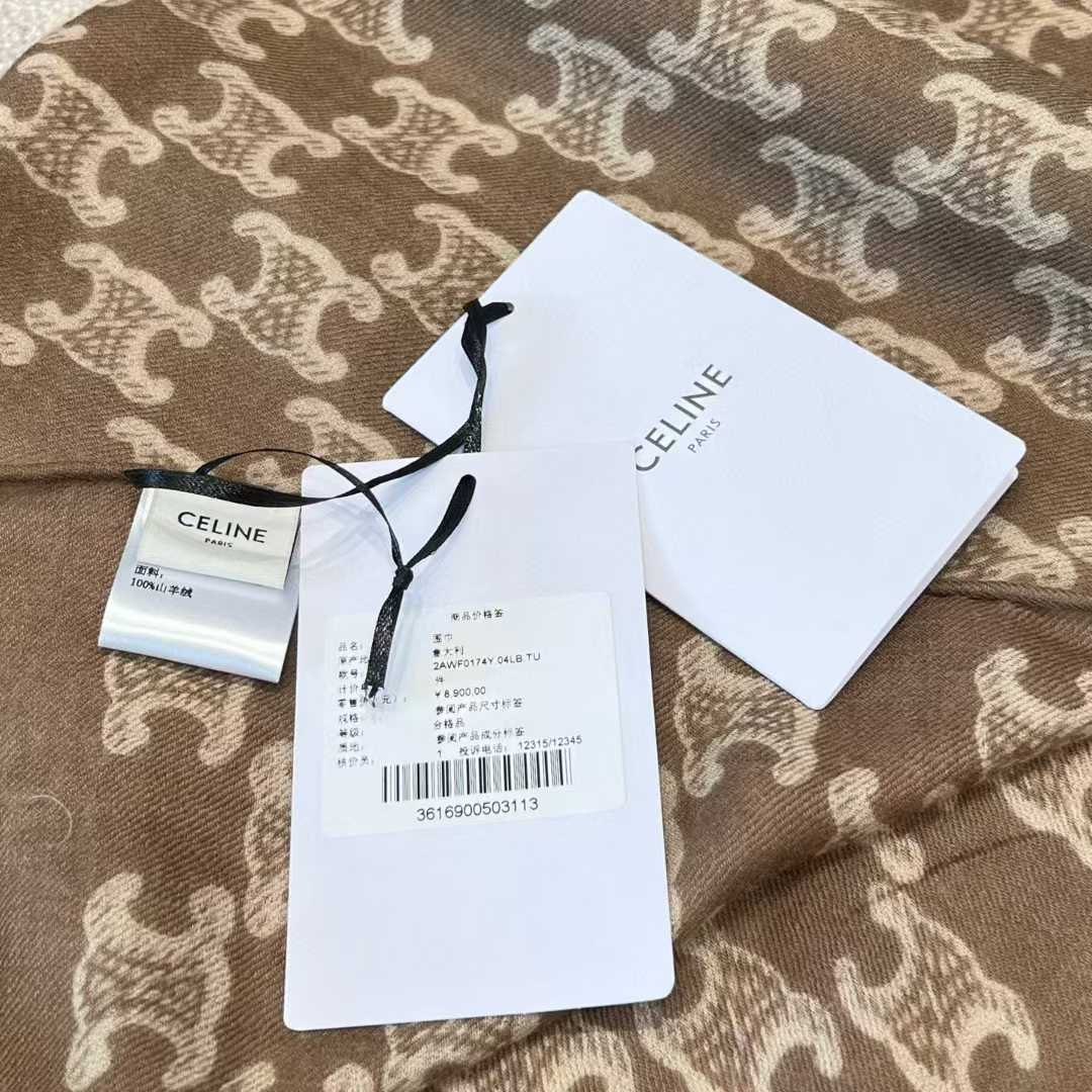 Celine Arc de Triomphe scarf view 8