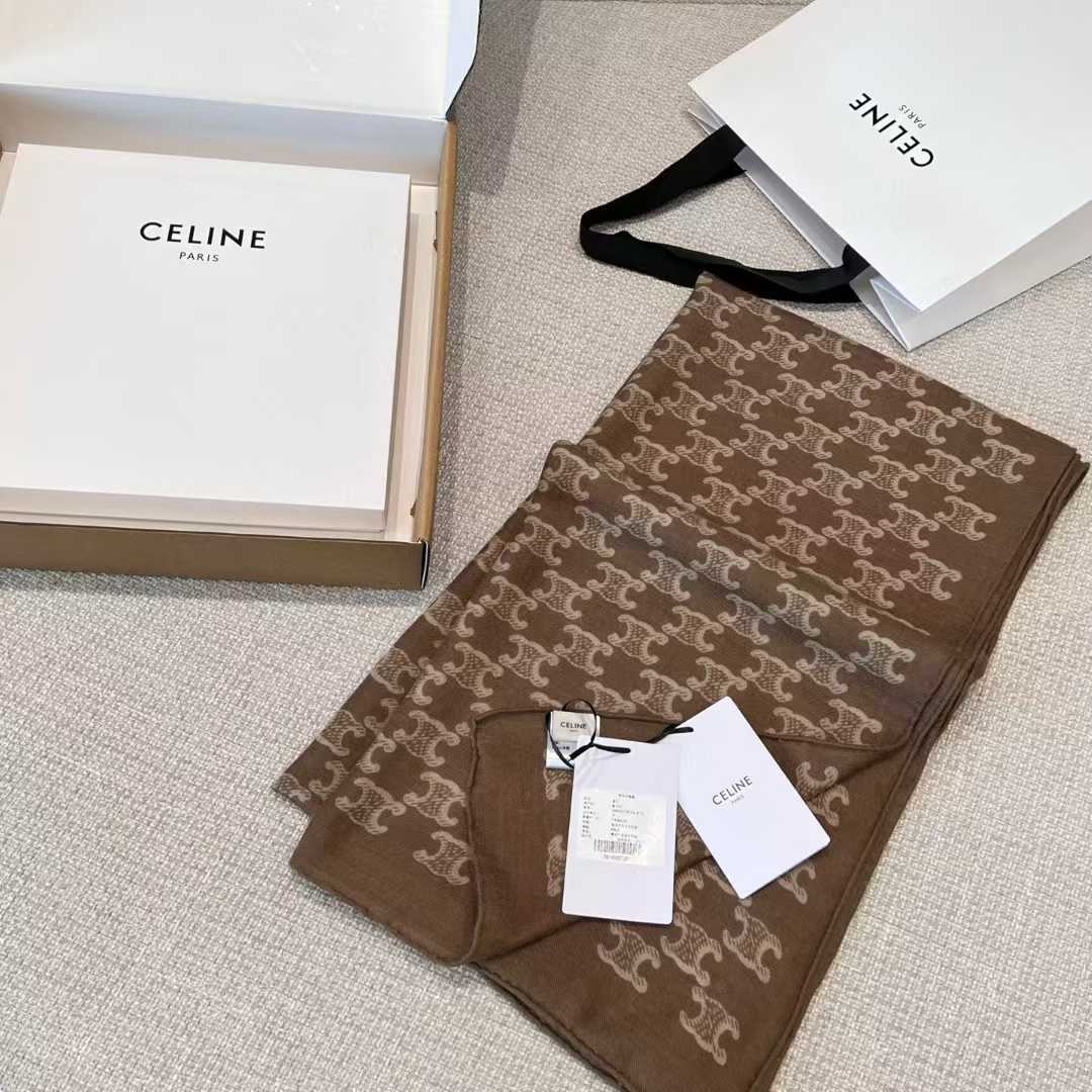 Celine Arc de Triomphe scarf view 9