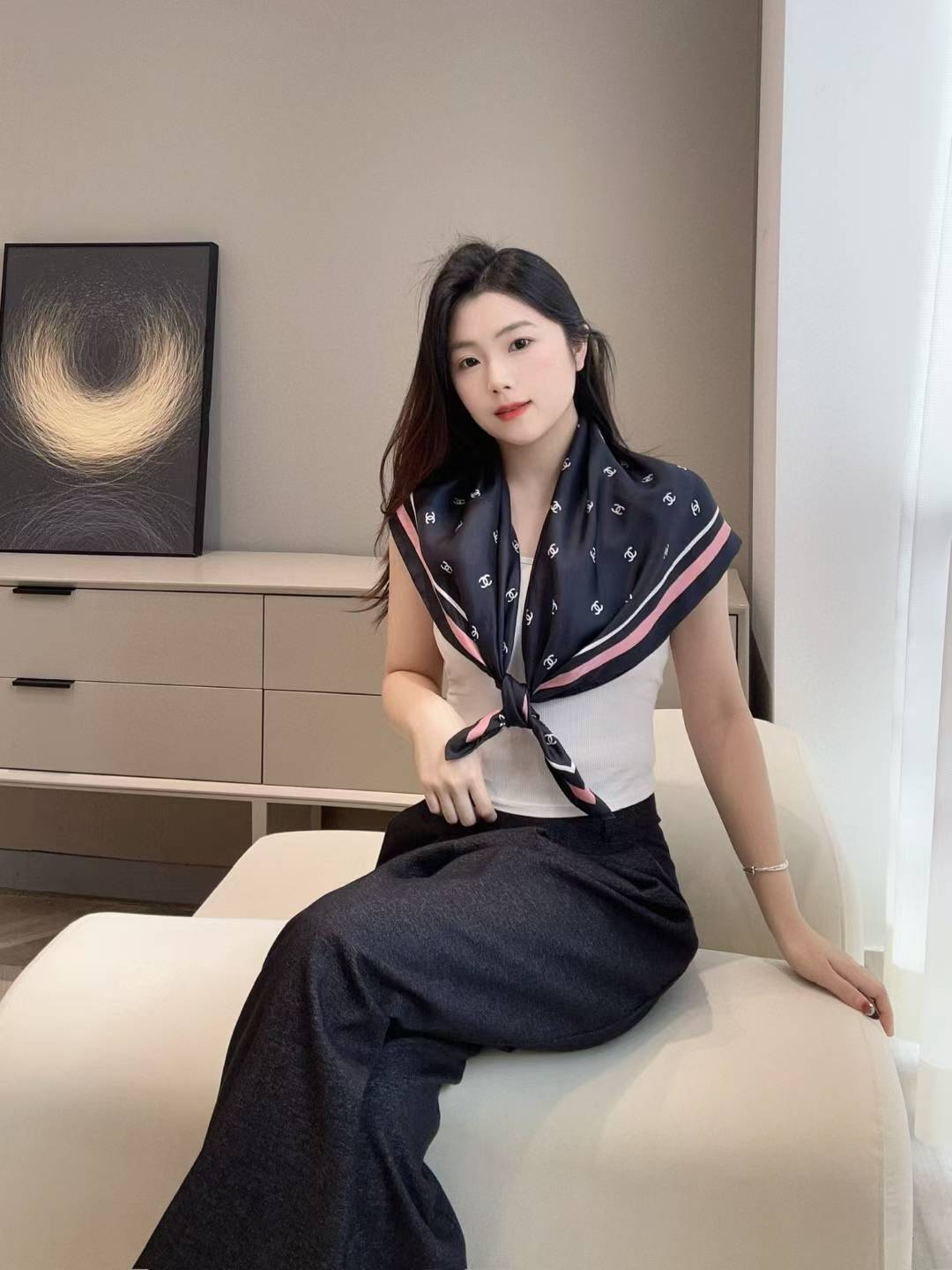 Chanel Scarf view 9