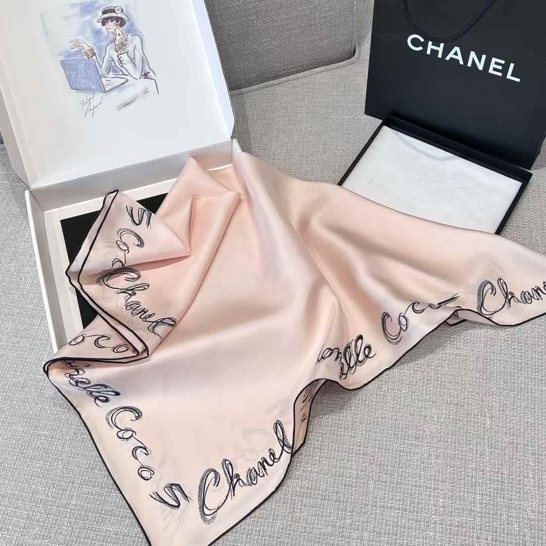 Chanel Square scarf view 2