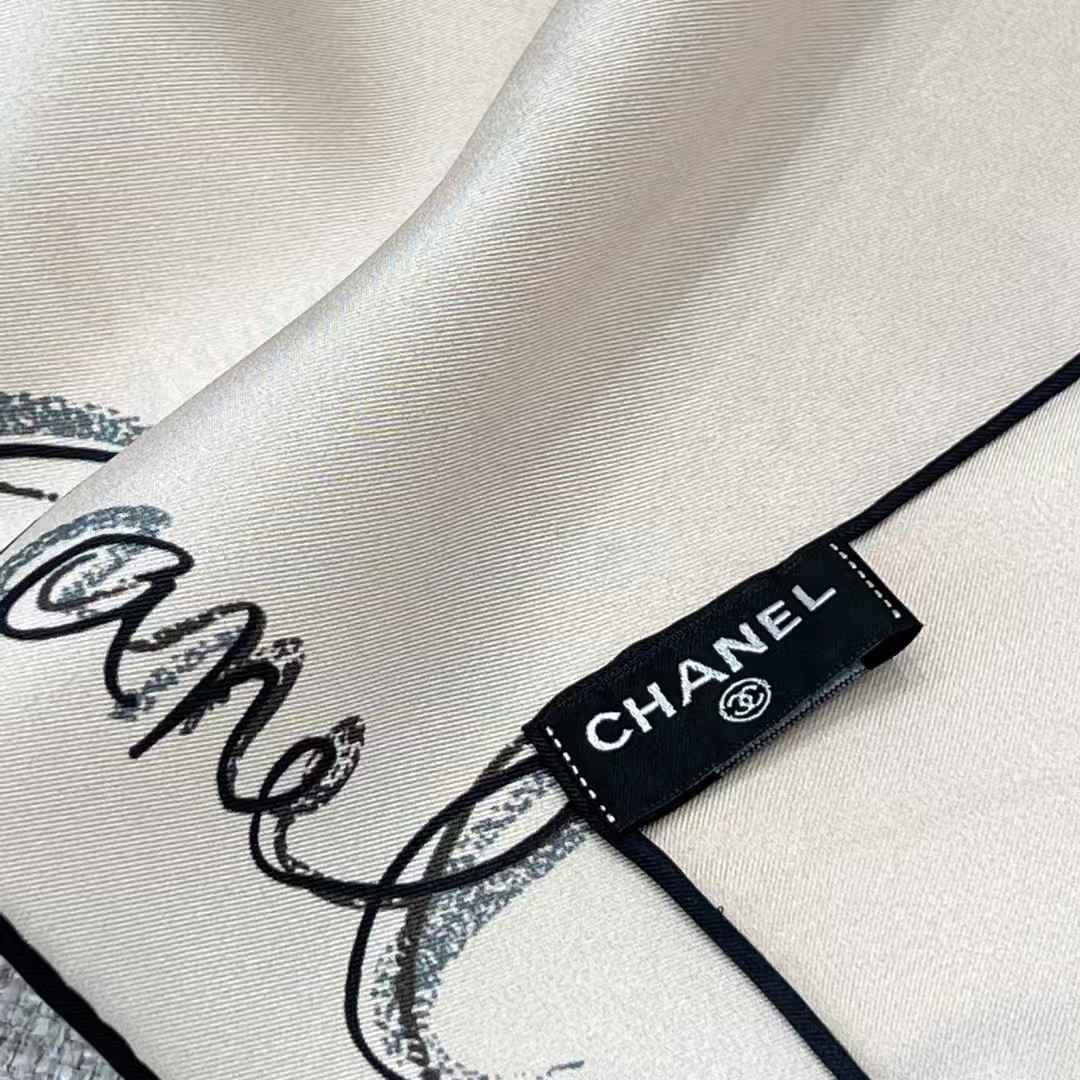 Chanel Square scarf view 4