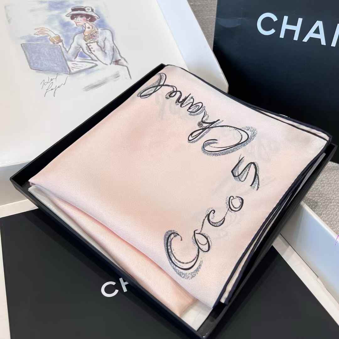 Chanel Square scarf view 6