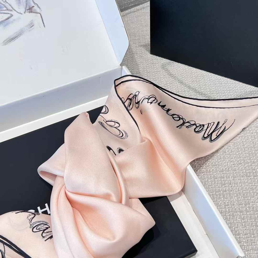 Chanel Square scarf view 7
