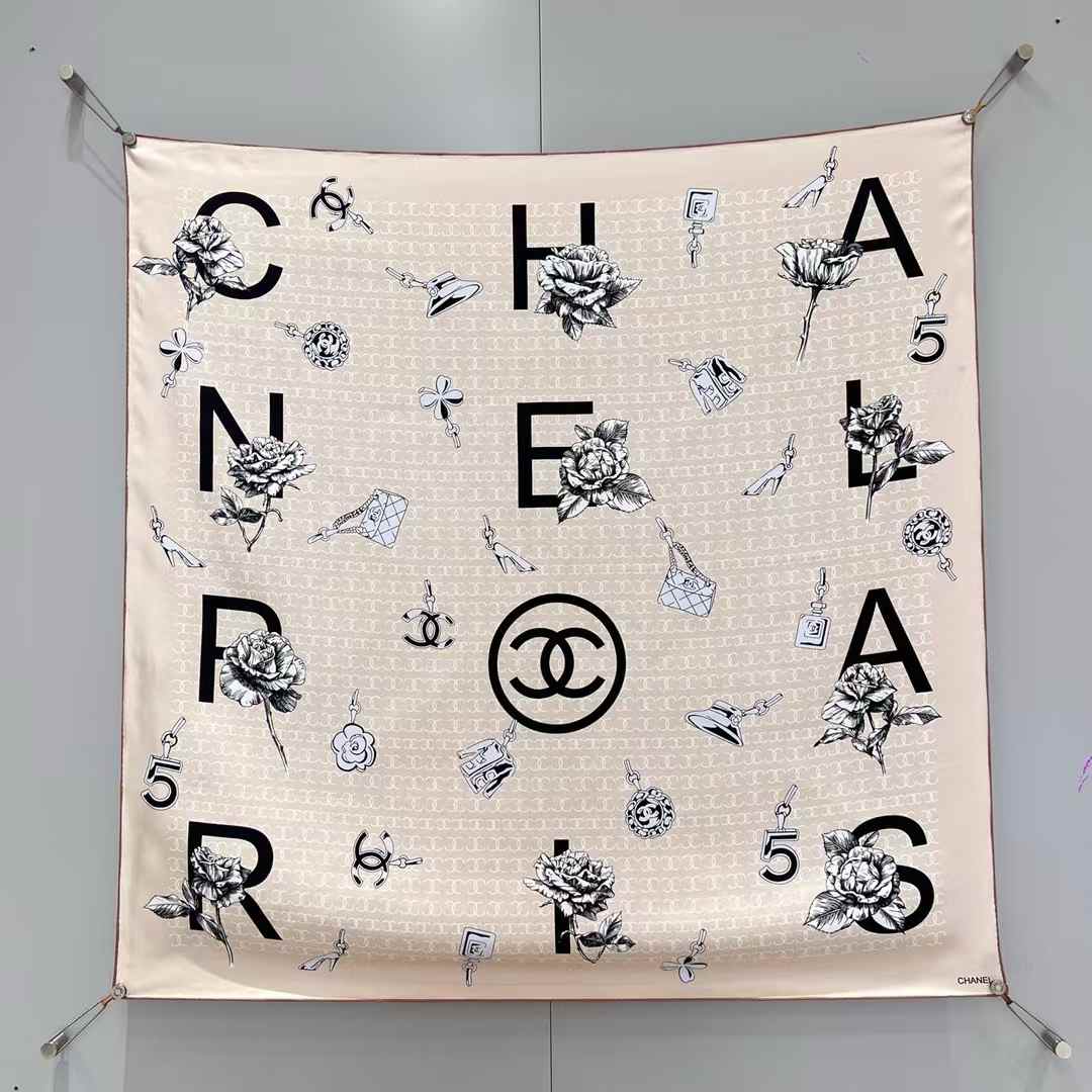 Chanel Square scarf view 1