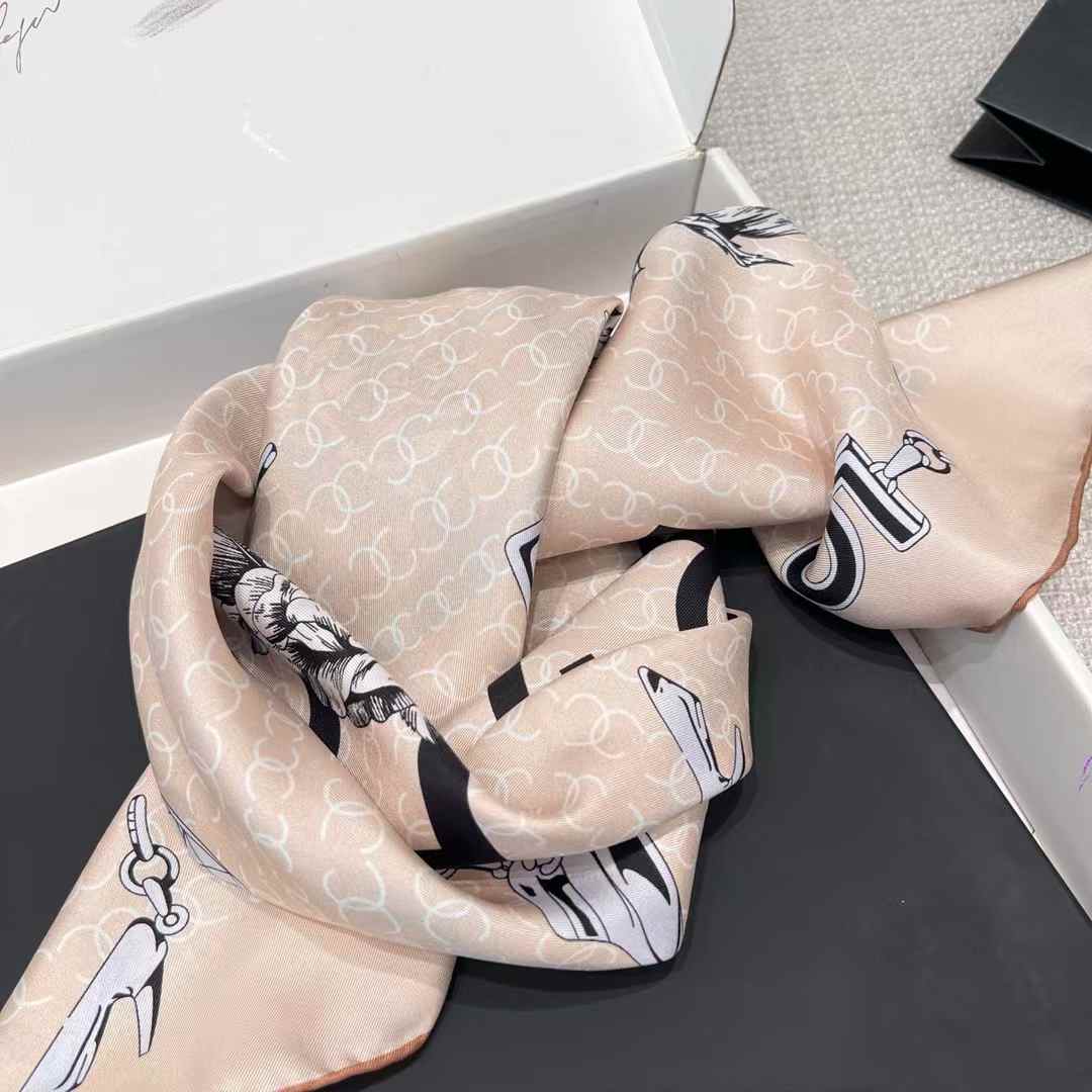 Chanel Square scarf view 5