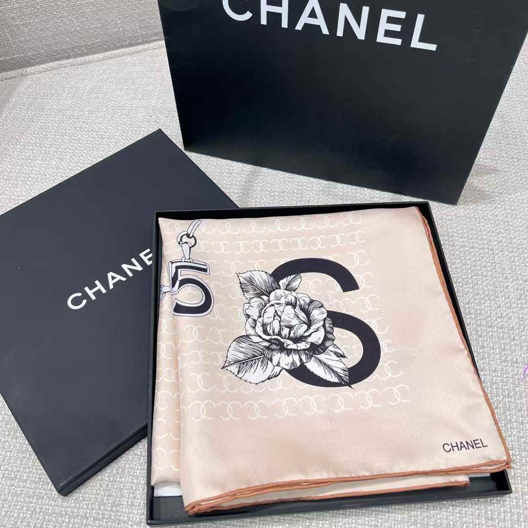 Chanel Square scarf view 7