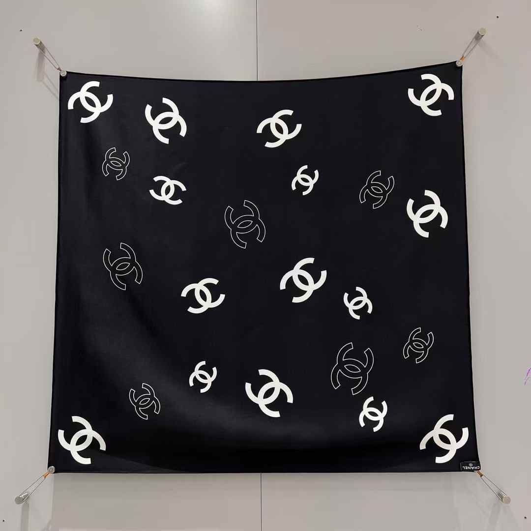 Chanel Square scarf view 2