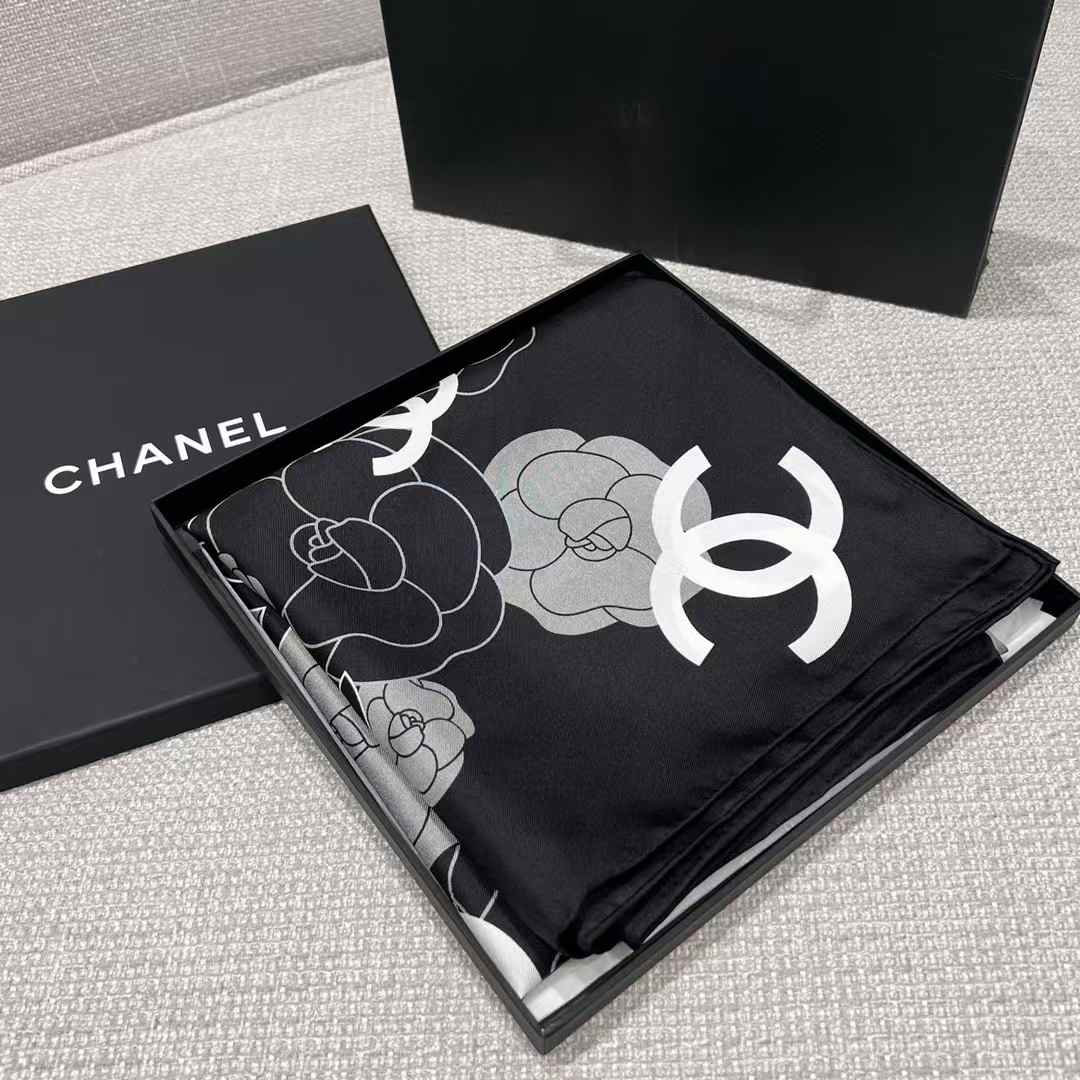 Chanel Square scarf view 8