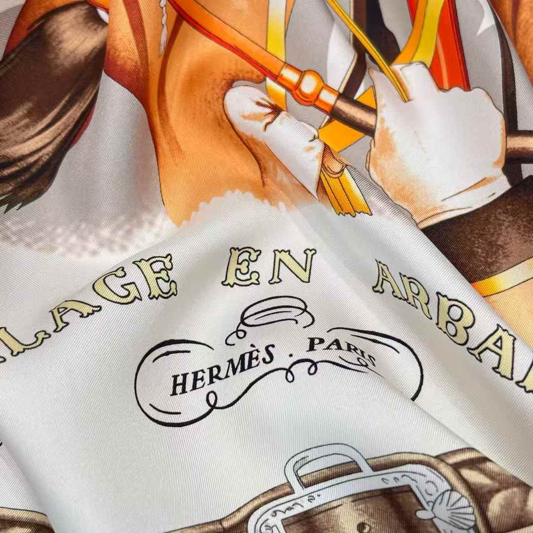 Hermès Square scarf view 2