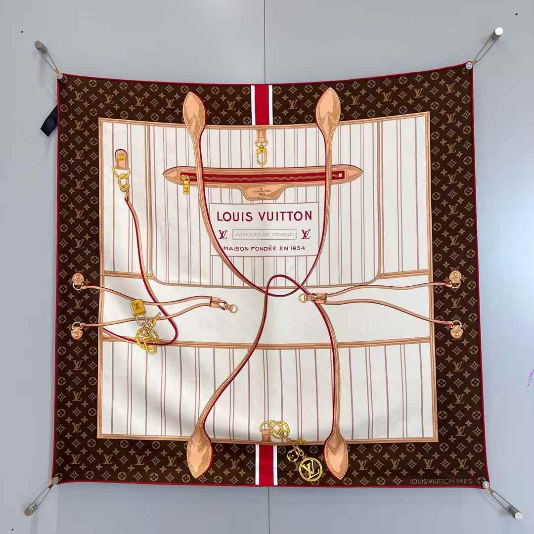 Louis Vuitton Square scarf view 1