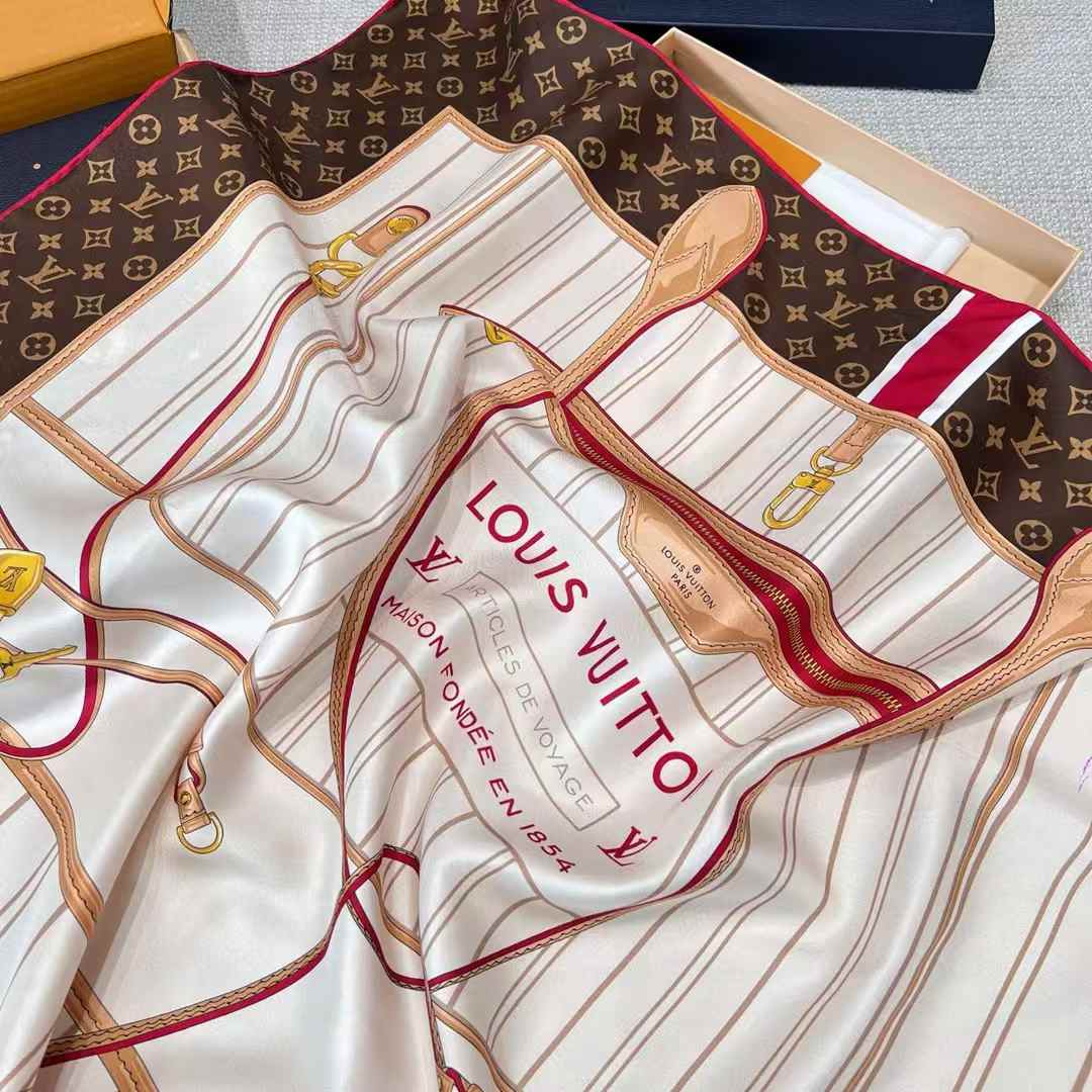 Louis Vuitton Square scarf view 2