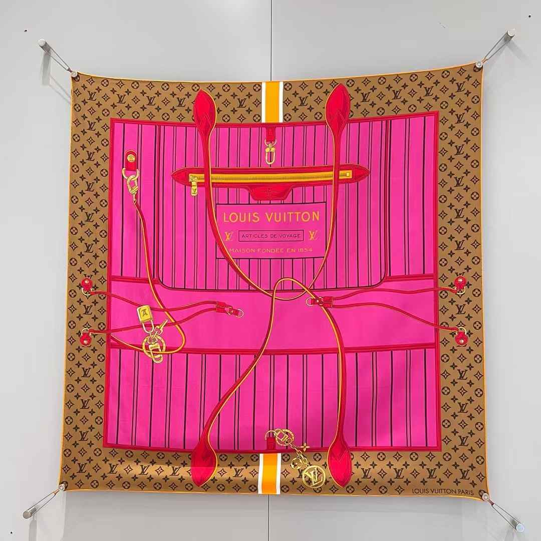 Louis Vuitton Square scarf view 1