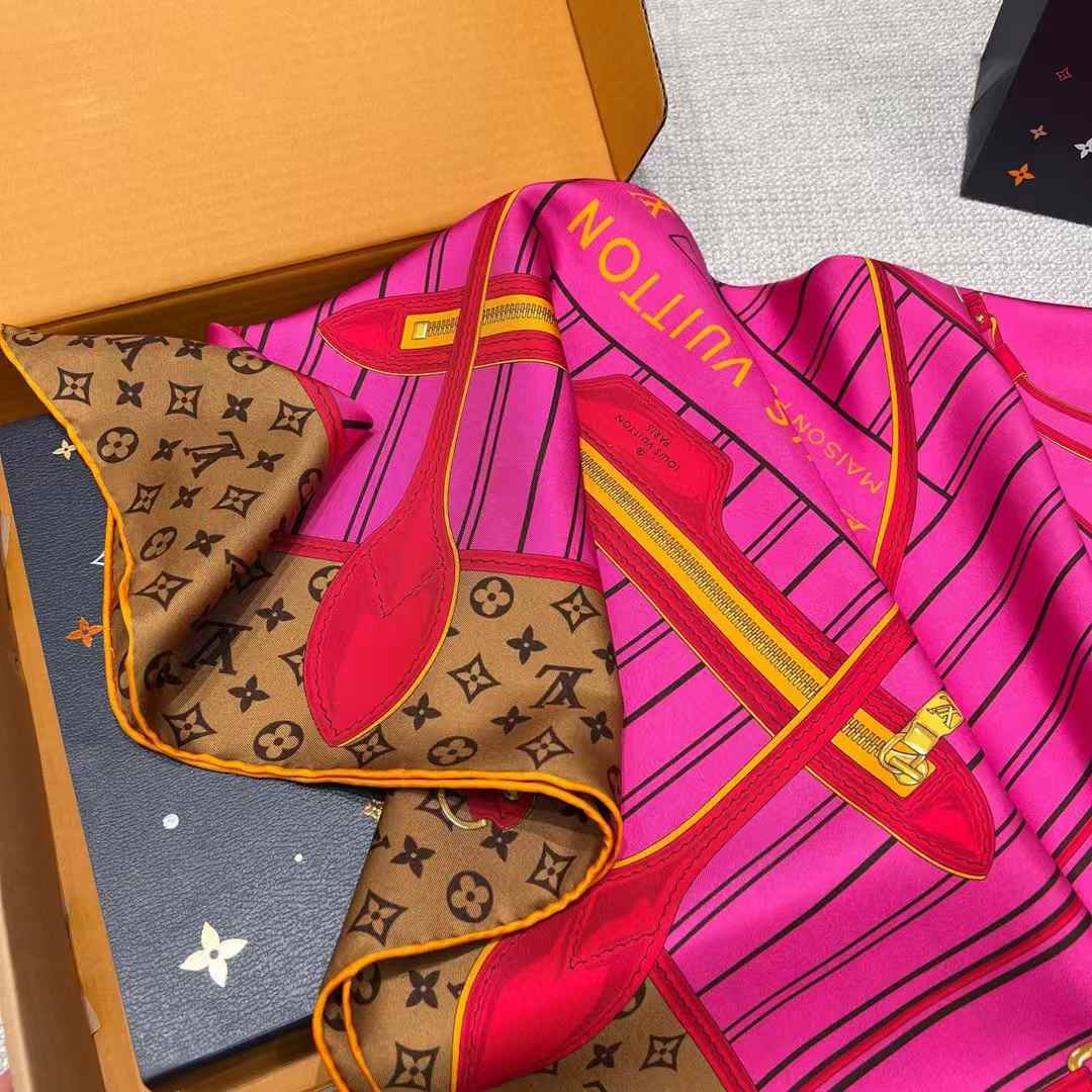 Louis Vuitton Square scarf view 6