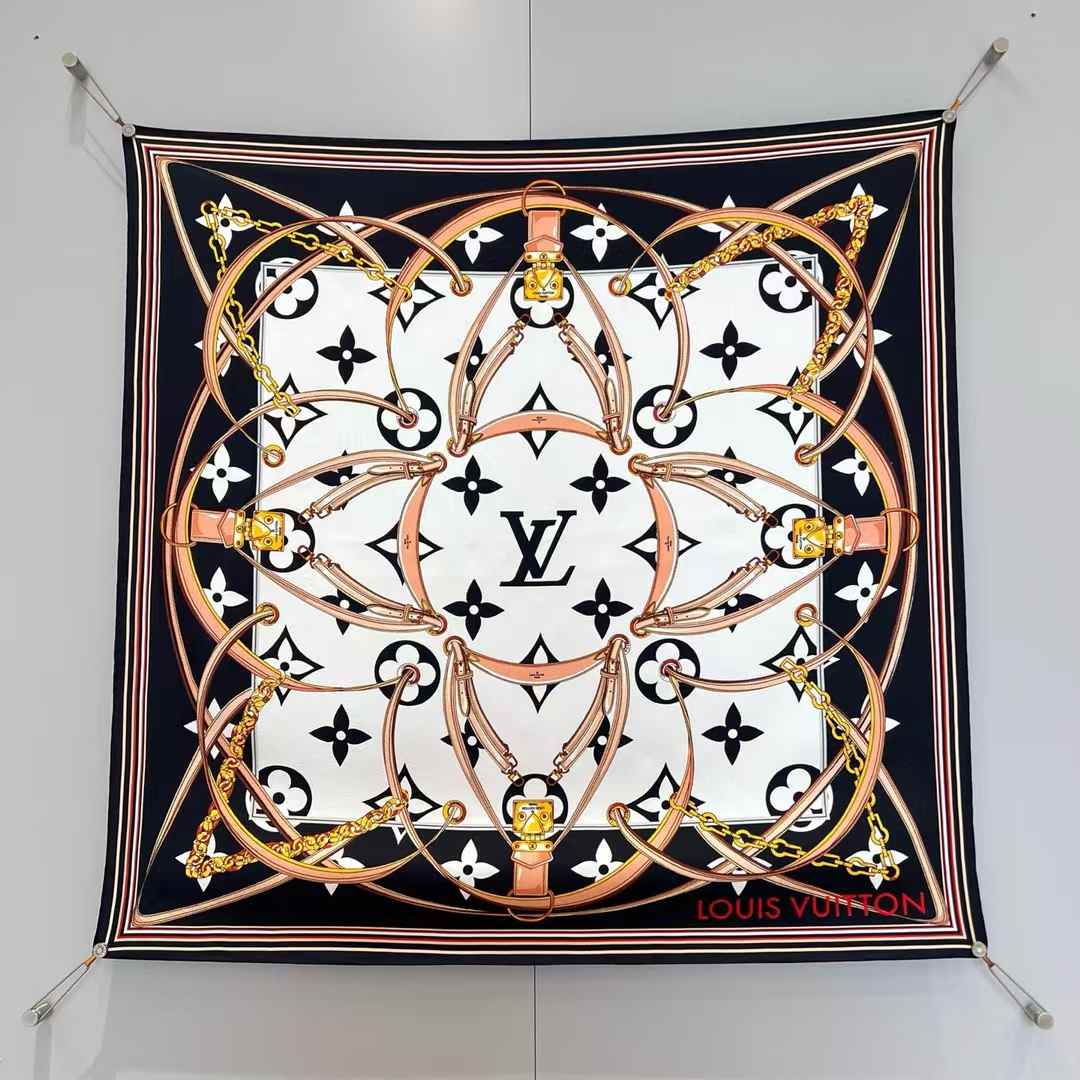 Louis Vuitton Square scarf view 1