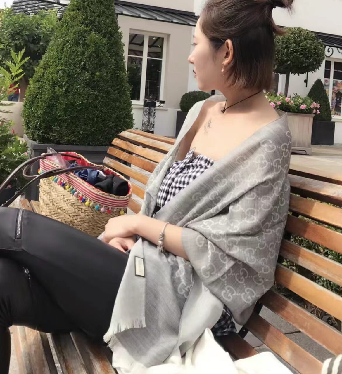 Gucci Double scarf view 1