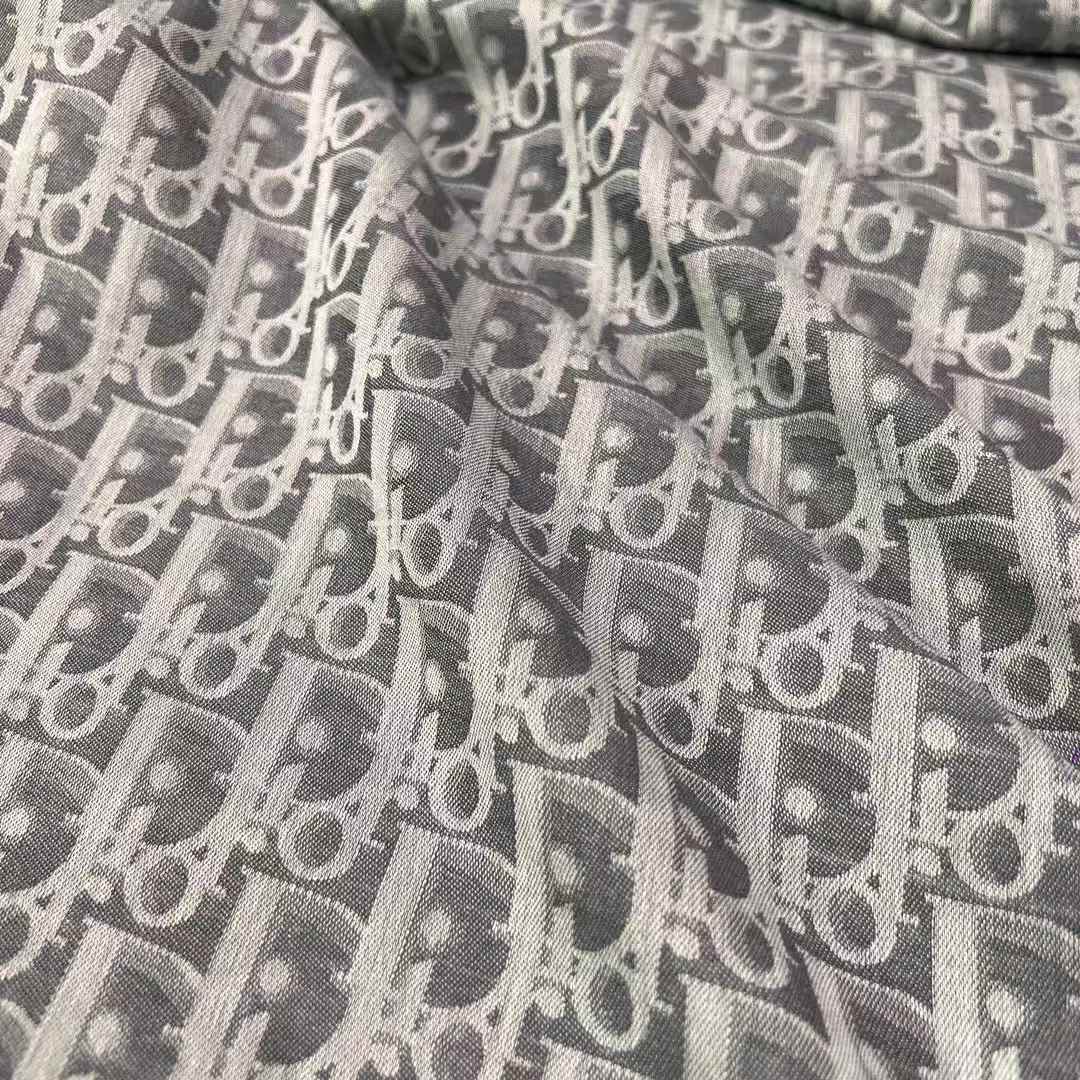 Dior Denim series letter scarf view 7