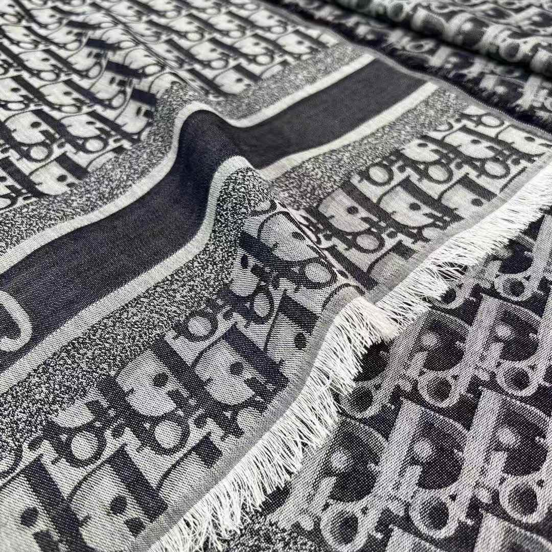 Dior NEW Denim series letter scarf view 4