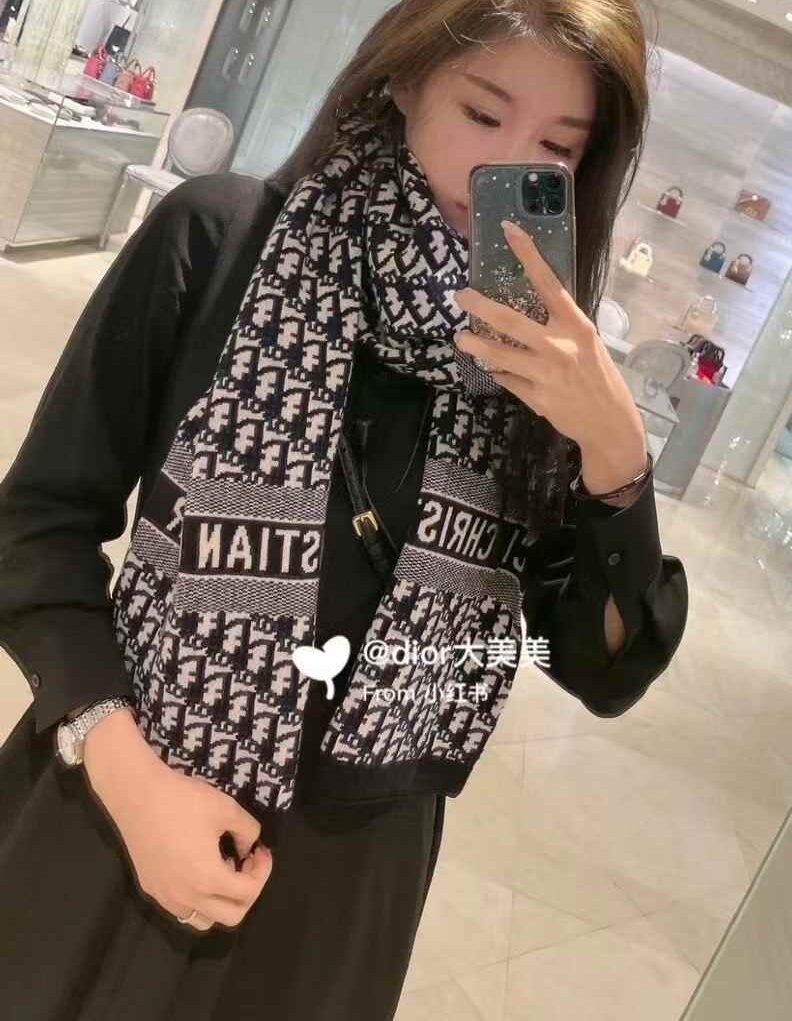 Dior Wool scarf view 1