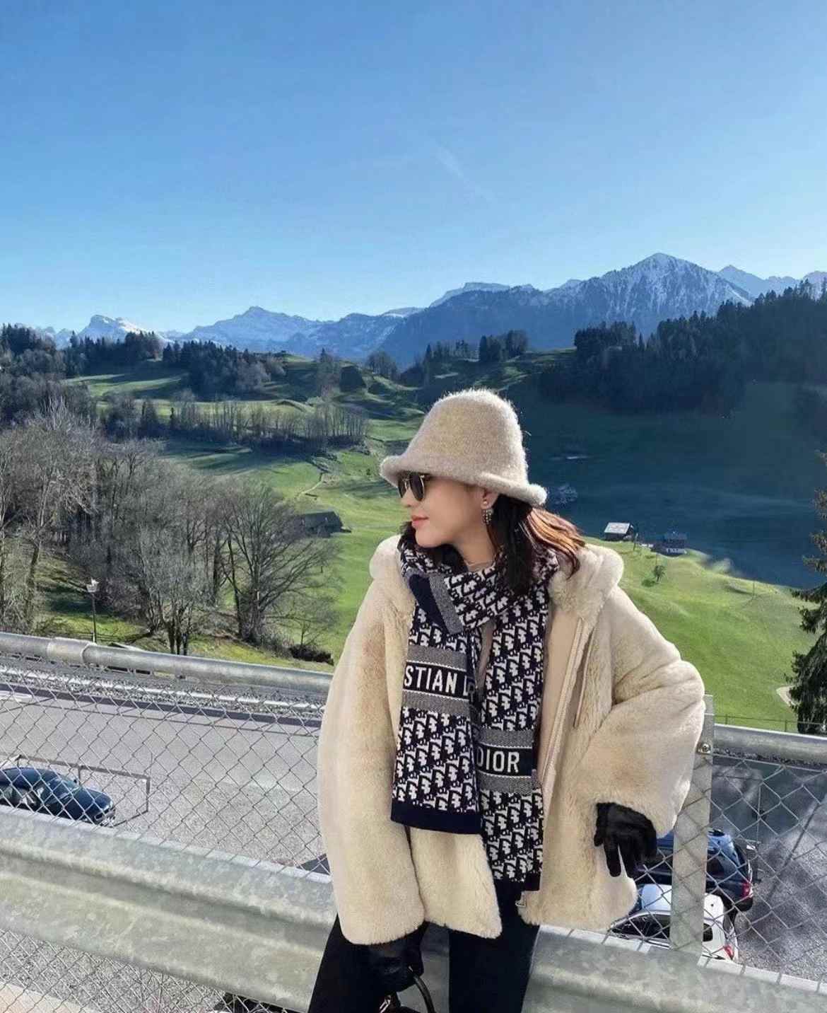 Dior Wool scarf view 9