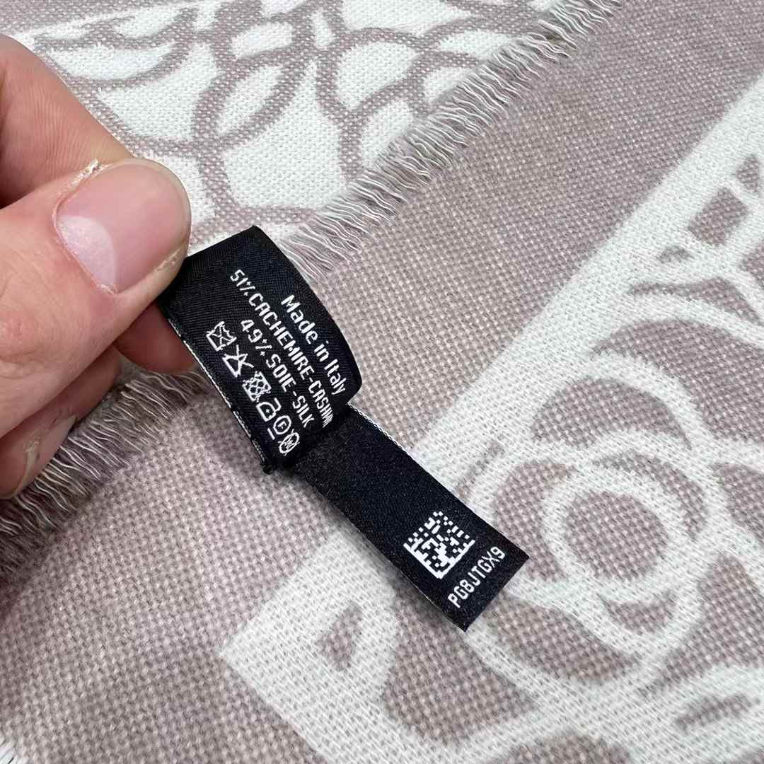 Chanel camellia scarf view 5