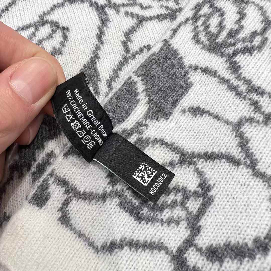 Chanel camellia scarf view 5