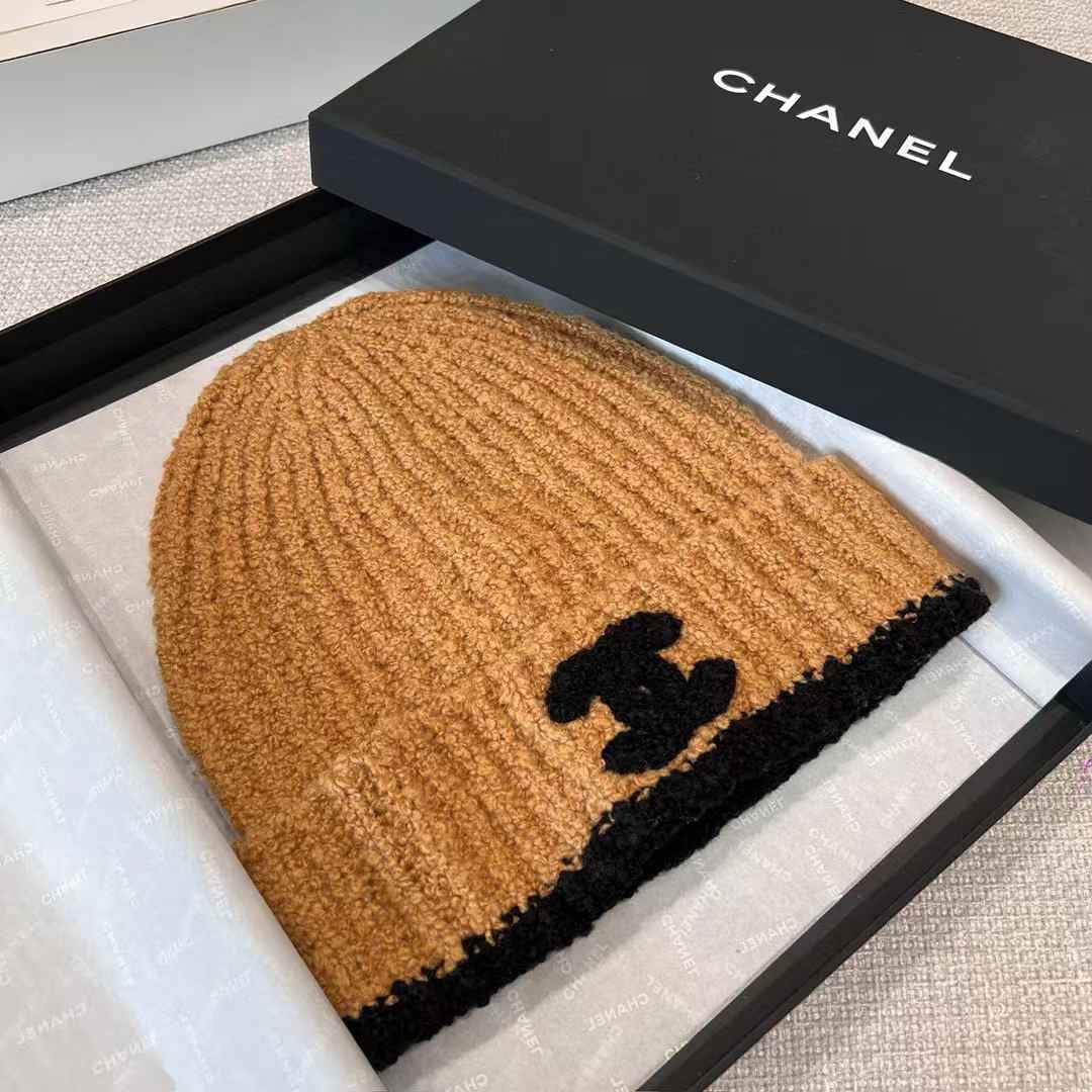 Chanel scarf & cold hat view 8