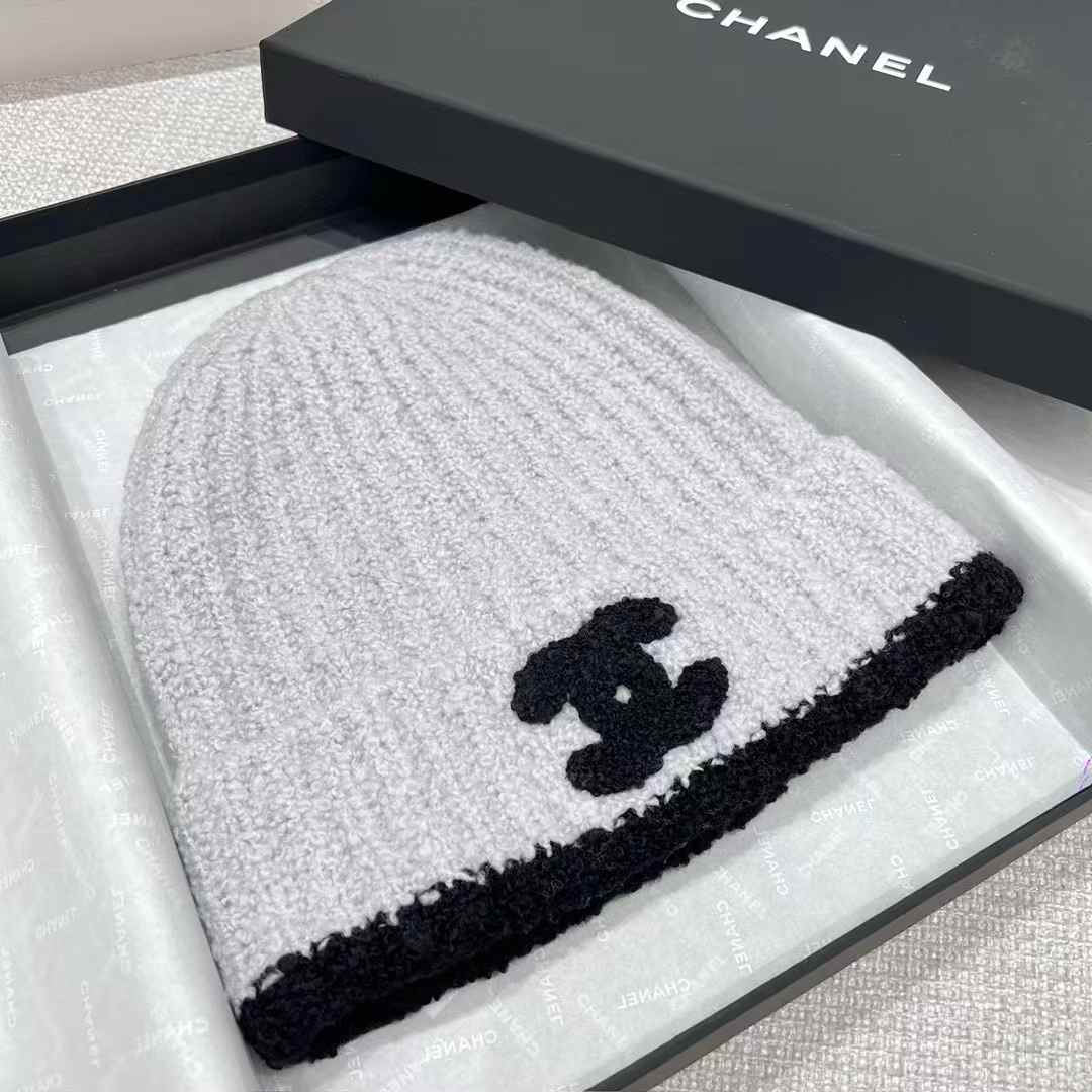 Chanel scarf & cold hat view 7